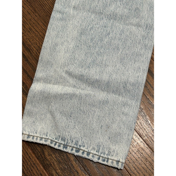 Pistola Womens Blue Light Wash High Rise Distressed Denim Straight Jeans Size 26 - Picture 5 of 8